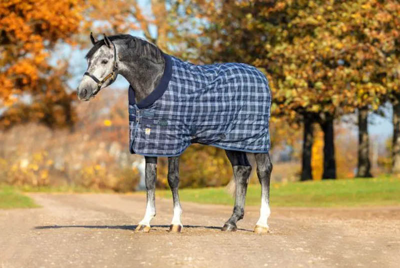 Rhino Original Stable Rug Medium - Vari Layer 250g - Navy Check